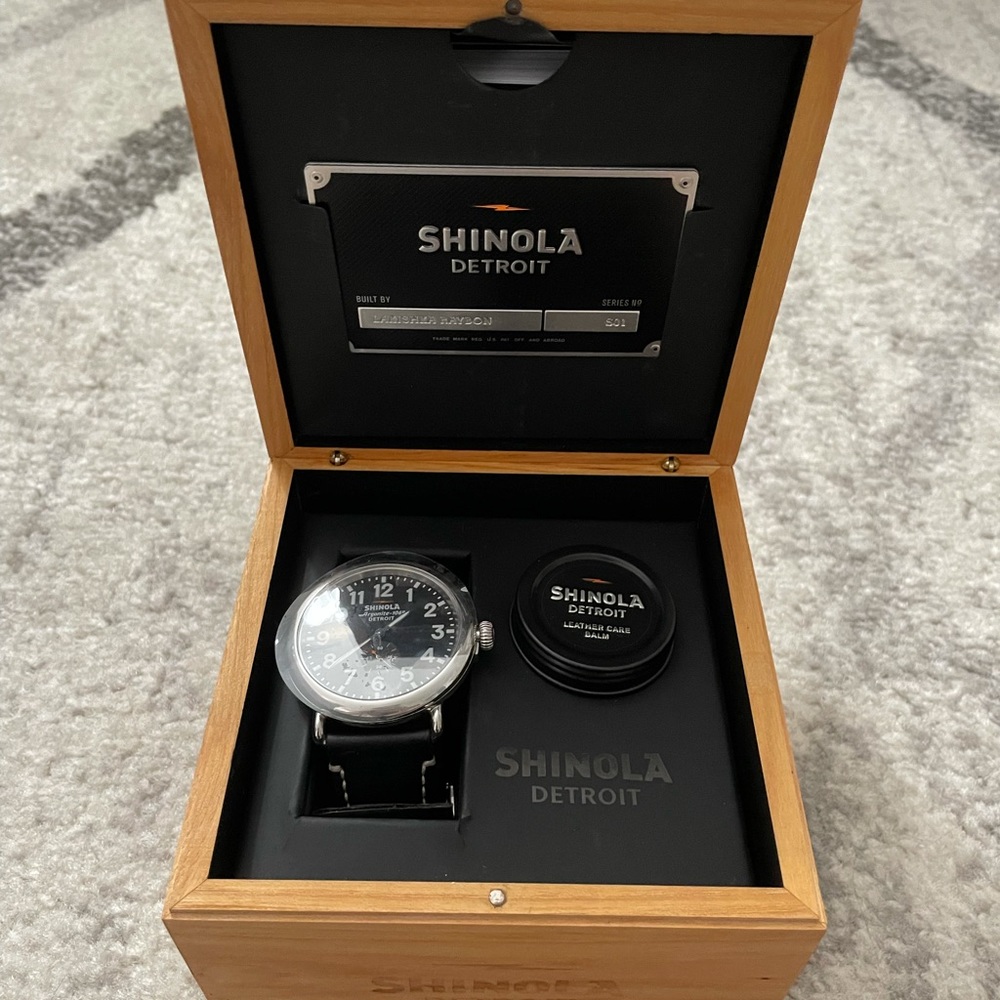 Shinola Runwell Stainless Steel Watch